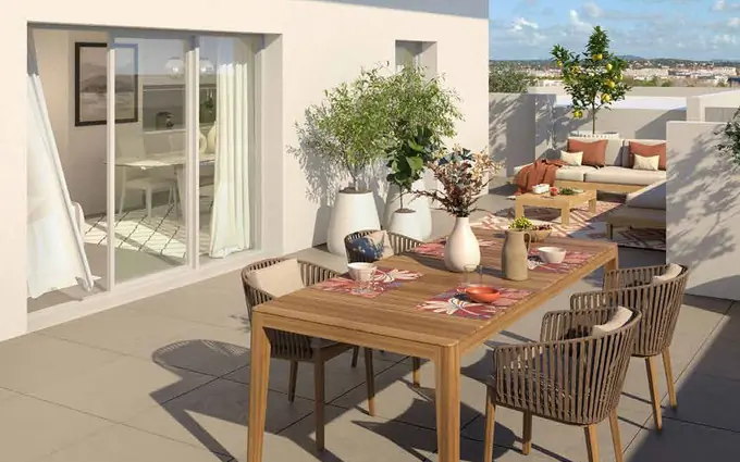 Programme immobilier neuf Montpellier en lisière du parc de la Grande Lironde à Montpellier