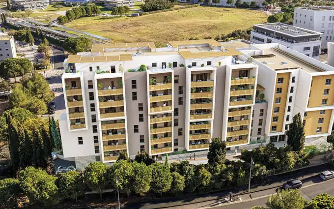 Programme immobilier neuf Montpellier en lisière du parc de la Grande Lironde à Montpellier