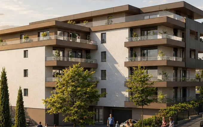Programme immobilier neuf Thonon-les-Bains à 10 min à pied du lac Léman à Thonon-les-Bains