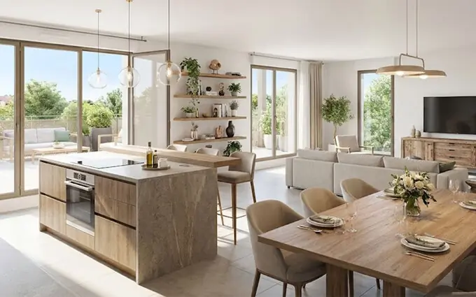 Programme immobilier neuf Saint-Martin-le-Vinoux à 2 min à pied du tramway E à Saint-Martin-le-Vinoux (38950)