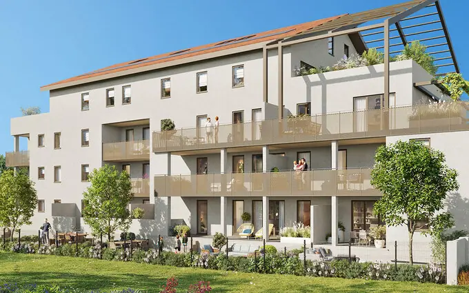 Programme immobilier neuf Saint-Martin-le-Vinoux à 2 min à pied du tramway E à Saint-Martin-le-Vinoux
