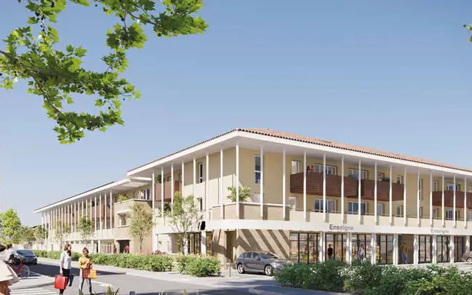 Programme immobilier neuf Salon-de-Provence résidence au calme avec un patio de verdure à Salon-de-Provence