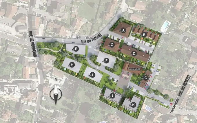 Programme immobilier neuf L’orée du tissage à Tignieu-Jameyzieu