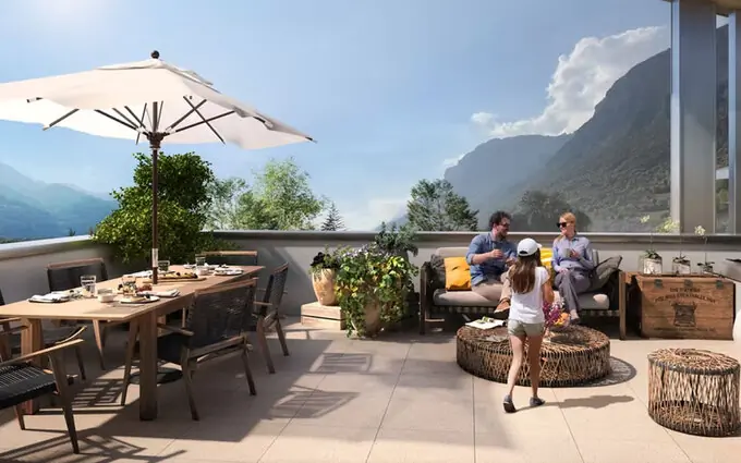 Programme immobilier neuf Lumbin entre les massifs de la Chartreuse et Belledonne à Lumbin