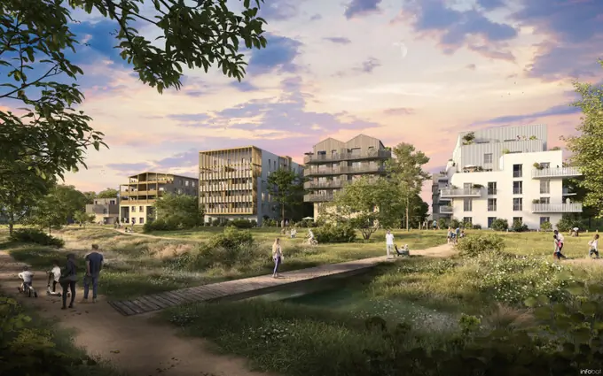 Programme immobilier neuf Natureo - brs+ à Nantes