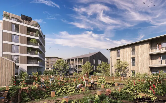 Programme immobilier neuf Natureo - brs+ à Nantes