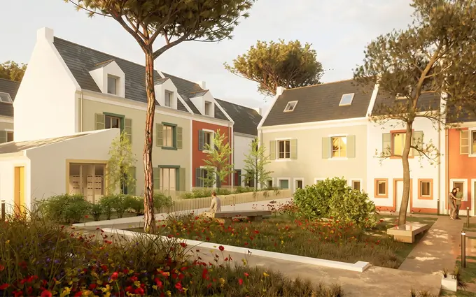 Programme immobilier neuf Le Palais Belle-Île-en-Mer à 5 minutes à pied de la plage à Le Palais