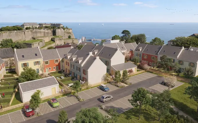 Programme immobilier neuf Le Palais Belle-Île-en-Mer à 5 minutes à pied de la plage à Le Palais