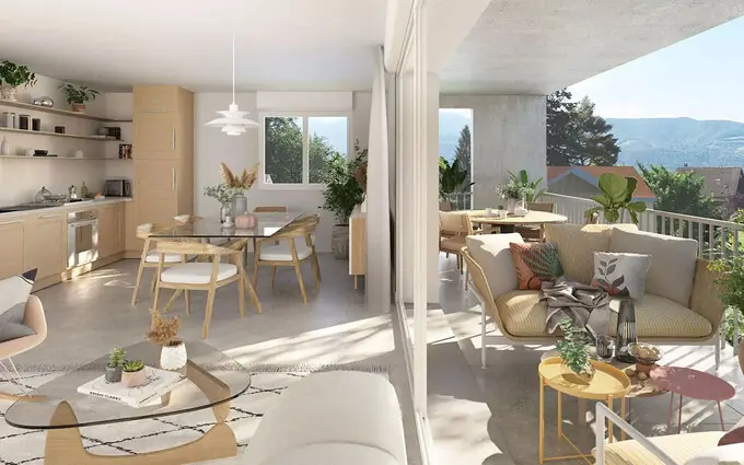 Programme immobilier neuf Montbonnot-Saint-Martin à 8 km de Grenoble à Montbonnot-Saint-Martin