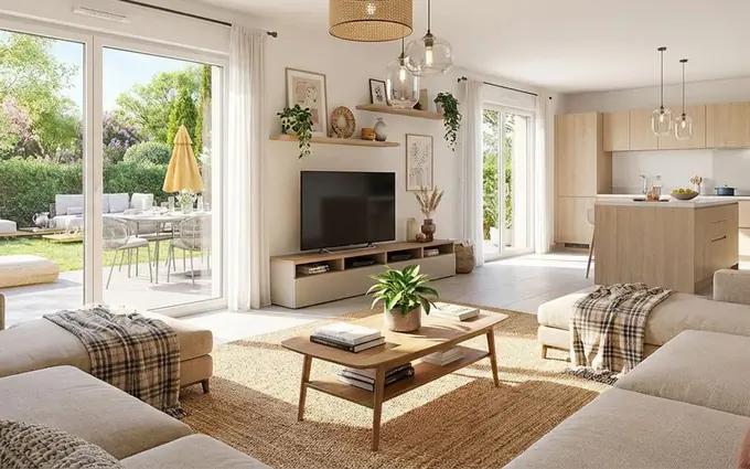 Programme immobilier neuf Ornex maisons neuves cadre préservé à 30 min de Genève à Ornex (01210)