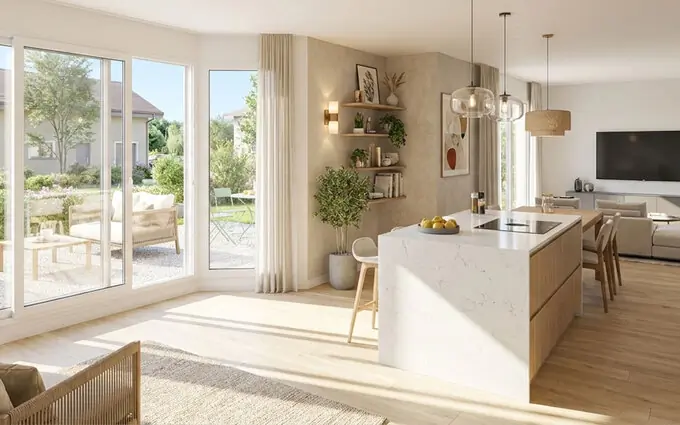 Programme immobilier neuf La Motte-Servolex maisons neuves entre lac et campagne à La Motte-Servolex
