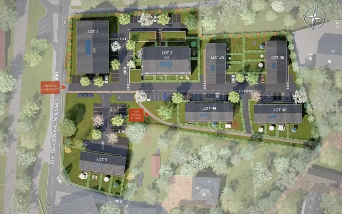 Programme immobilier neuf Le clos du chene les maisons à Entrelacs