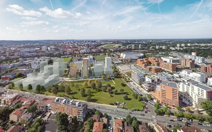 Programme immobilier neuf Lisière du parc akmé - t1 à Toulouse
