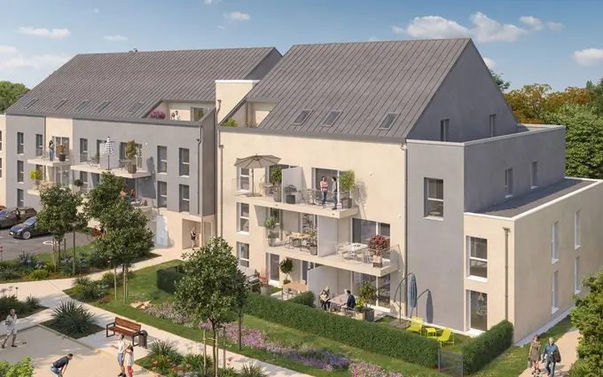 Programme immobilier neuf Vezin-le-Coquet au coeur du bourg à Vezin-le-Coquet