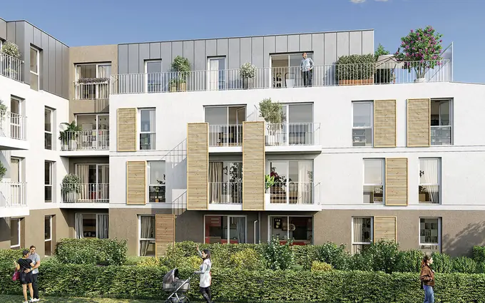 Programme immobilier neuf Vaires-sur-Marne cadre verdoyant à 30 minutes de Paris en RER E à Vaires-sur-Marne
