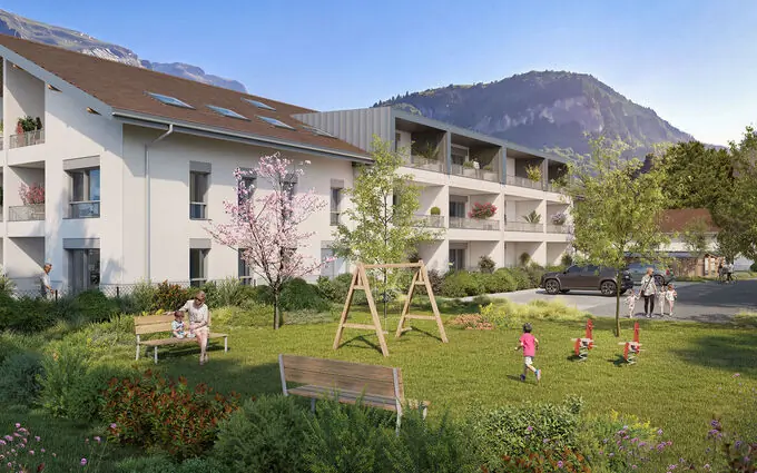 Programme immobilier neuf Marnaz au pied des montagnes à 40 minutes en voiture de Genève à Marnaz (74460)