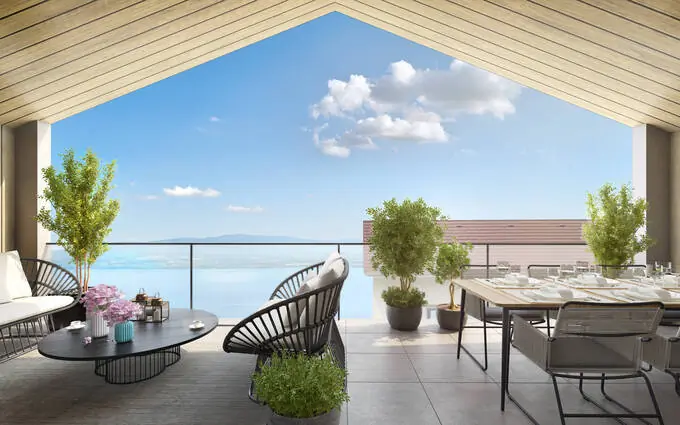 Programme immobilier neuf Evian-les-Bains à 3 minutes à pied de la ligne H à Évian-les-Bains
