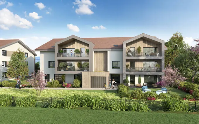 Programme immobilier neuf Evian-les-Bains à 3 minutes à pied de la ligne H à Évian-les-Bains