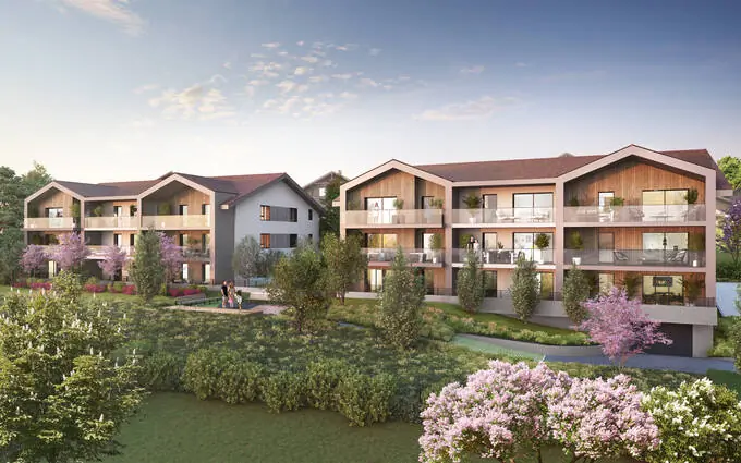 Programme immobilier neuf Evian-les-Bains à 3 minutes à pied de la ligne H à Évian-les-Bains