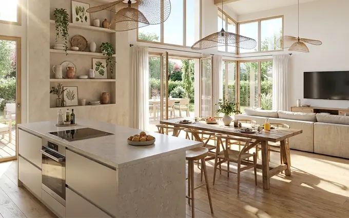 Programme immobilier neuf Gleizé maisons à 8 min de la gare TER de Villefranche-sur-Saône à Gleizé (69400)