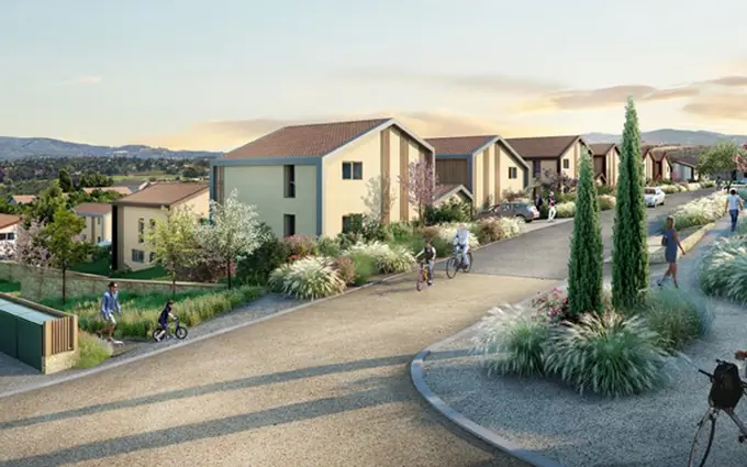 Programme immobilier neuf Gleizé maisons à 8 min de la gare TER de Villefranche-sur-Saône à Gleizé