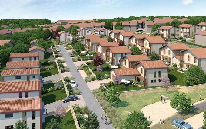 Programme immobilier neuf Gleizé maisons à 8 min de la gare TER de Villefranche-sur-Saône à Gleizé