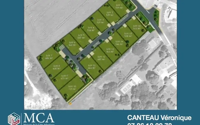 Programme immobilier neuf Terrain à partir de 462m² à Meursac
