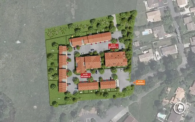 Programme immobilier neuf Les Jardins de Tresses à Tresses
