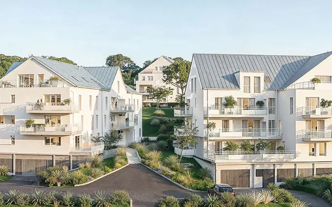 Programme immobilier neuf Quimper écrin de verdure à 21 min en voiture des premières plages à Quimper
