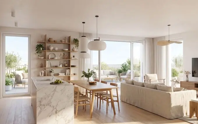Programme immobilier neuf Caen quartier Péricentre à 5 minutes à pied du tramway T1 et T2 à Caen
