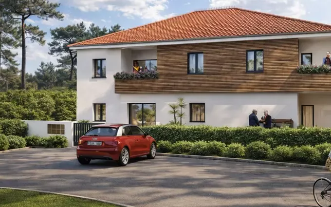 Programme immobilier neuf Biscarrosse à 2 minutes à pied de la plage à Biscarrosse (40600)