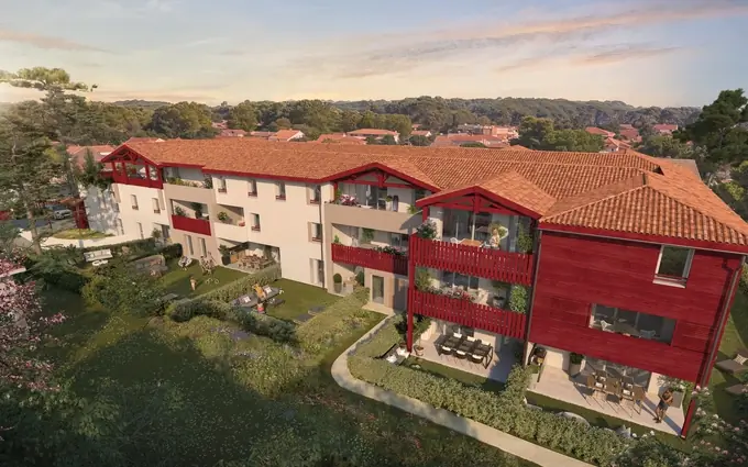 Programme immobilier neuf Villa grenat parkings - t1 à Capbreton