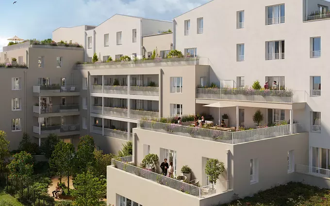 Programme immobilier neuf Angers quartier Belle-Beille à 3 minutes à pied du tramway à Angers