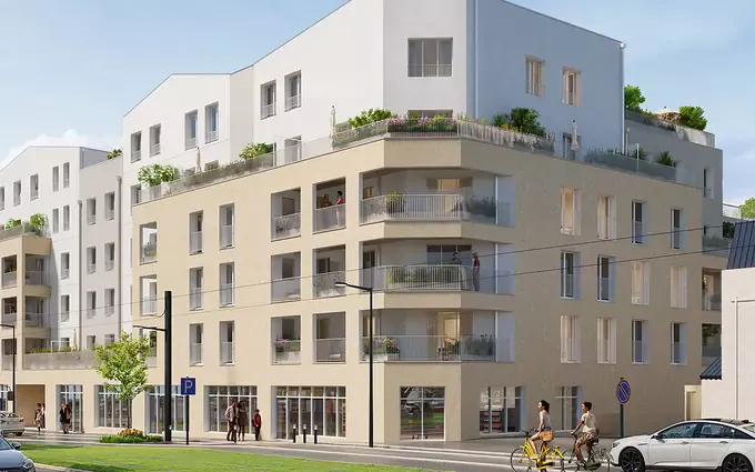Programme immobilier neuf Angers quartier Belle-Beille à 3 minutes à pied du tramway à Angers