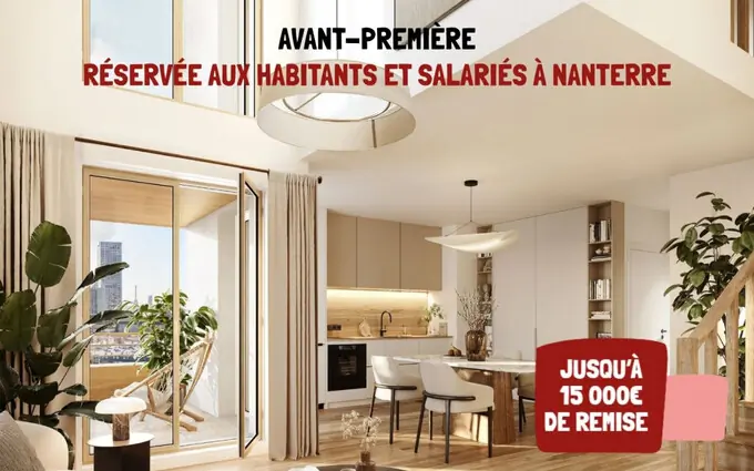 Programme immobilier neuf Par nature ... intuition à Nanterre (92000)