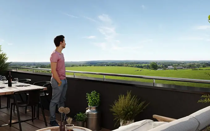 Programme immobilier neuf Ostheim à 16 min de Colmar et 44 min de Strasbourg en voiture à Ostheim