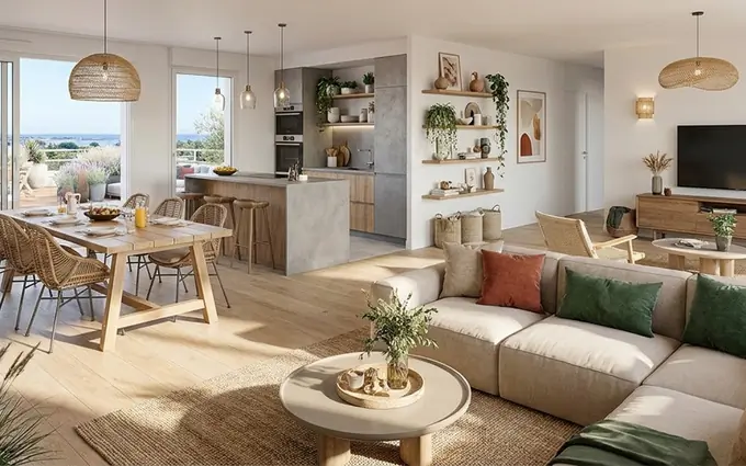 Programme immobilier neuf Larmor-Plage à 20 min à pied des plages et proche du centre-ville à Larmor-Plage