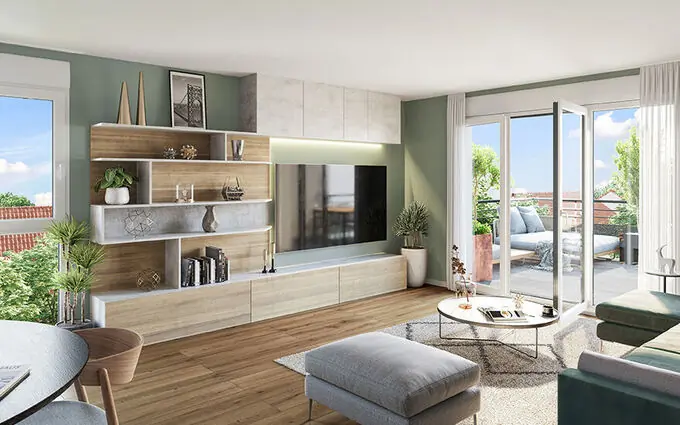 Programme immobilier neuf Maizières-lès-Metz cadre paisible à 21 min en voiture de Metz à Maizières-lès-Metz