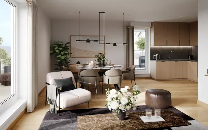 Programme immobilier neuf Déville-lès-Rouen commune prisée à 12 min en voiture de Rouen à Déville-lès-Rouen