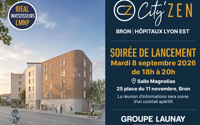 Programme immobilier neuf Cityzen bron à Bron (69500)