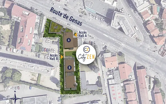 Programme immobilier neuf Cityzen bron à Bron