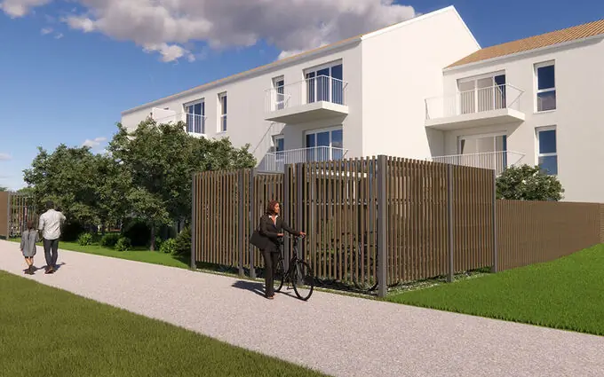 Programme immobilier neuf Machecoul-Saint-Même résidence séniors dans un cadre verdoyant à Machecoul (44270)