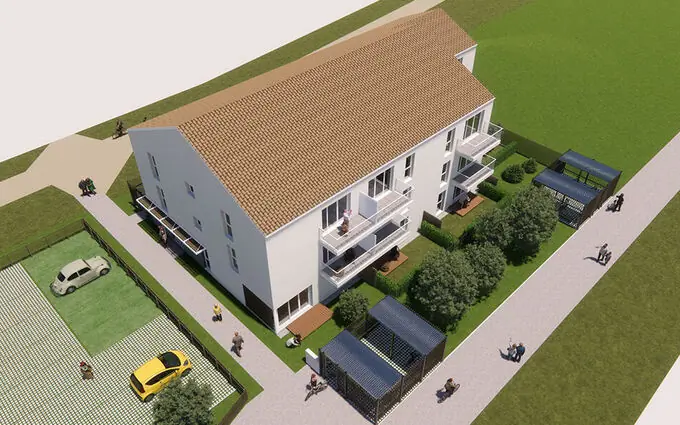 Programme immobilier neuf Machecoul-Saint-Même résidence séniors dans un cadre verdoyant à Machecoul