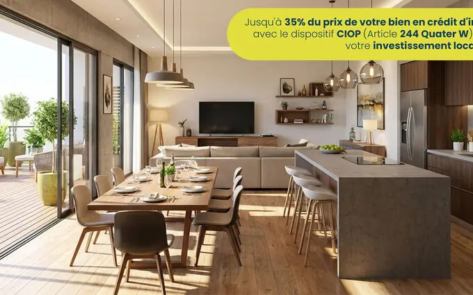Programme immobilier neuf Saint-Paul résidence intimiste en plein centre-ville à Saint Paul (97411)