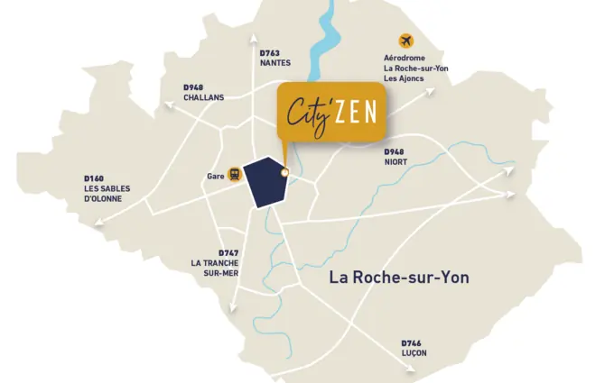 Programme immobilier neuf Cityzen la roche-sur-yon à La Roche-sur-Yon