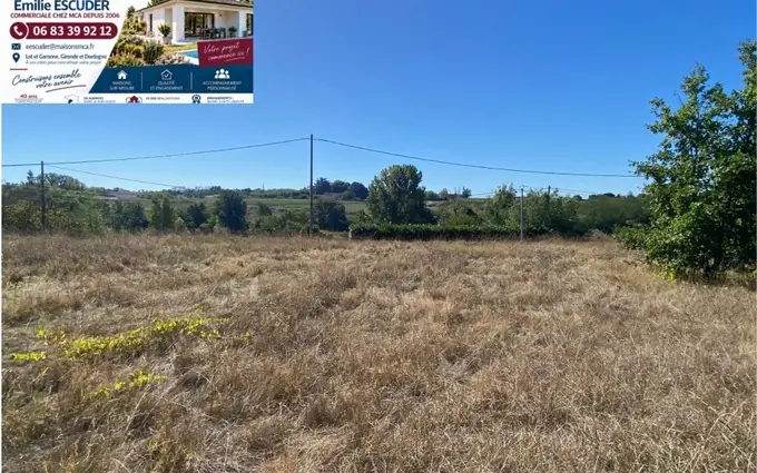 Programme immobilier neuf Terrain à partir de 960m² à La Réole à La Réole (33190)