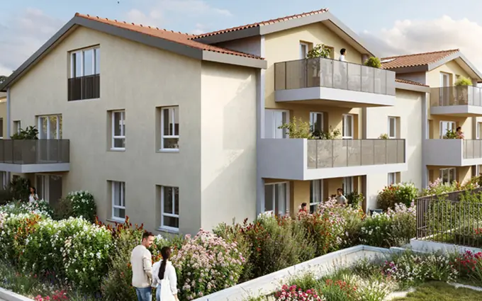 Programme immobilier neuf St-Bonnet-de-Mure à 250m de la place de l'ancienne Mairie à Saint-Bonnet-de-Mure