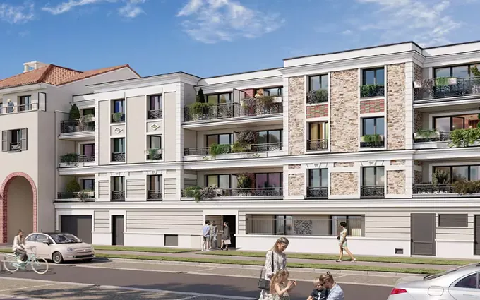 Programme immobilier neuf Vaires-sur-Marne cadre verdoyant à 24 min de Paris via la ligne P à Vaires-sur-Marne