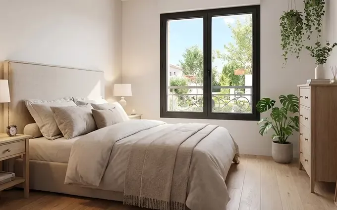 Programme immobilier neuf Vaires-sur-Marne cadre verdoyant à 24 min de Paris via la ligne P à Vaires-sur-Marne