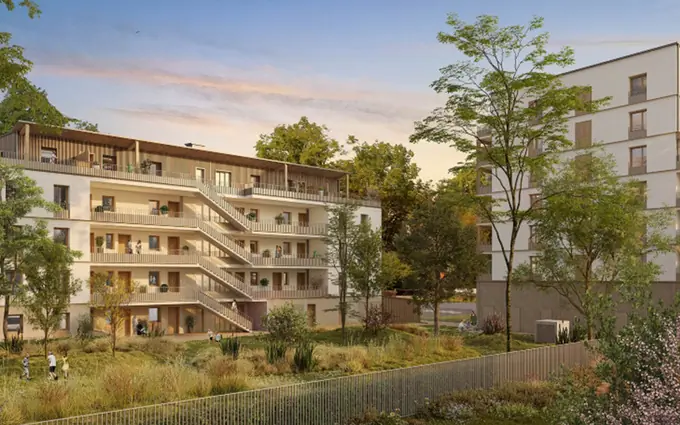 Programme immobilier neuf Rennes quartier en plein renouveau, à 8 min à pied du métro A à Rennes